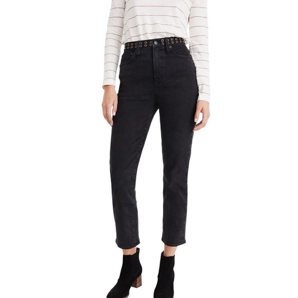 Madewell grommet edition classic straight jeans in lunar wash 29